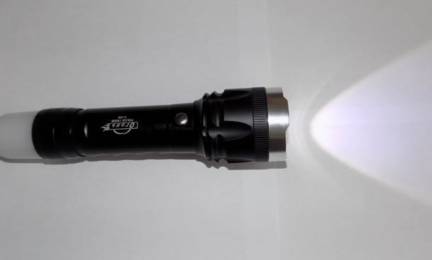 Светодиодный фонарь Огонь H-306 с насадкой