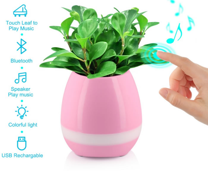 Музыкальный цветочный горшочек Smart Flower Pot