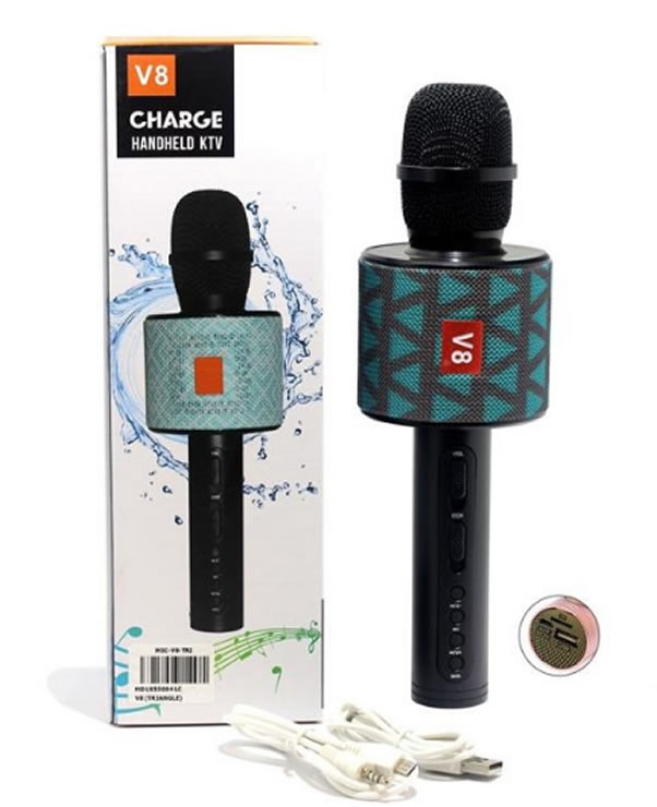 Микрофон колонка Charge V8 Bluetooth караоке
