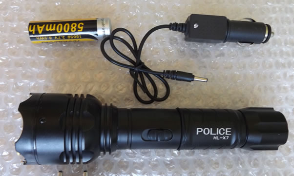 Электрошокер фонарь Police X7 