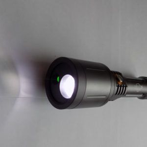 Мощный светодиодный фонарик с лазерной	указкой Огонь H-296