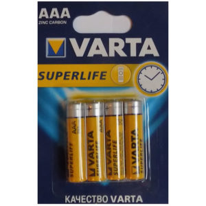 Батарейки Varta AAA Superlife