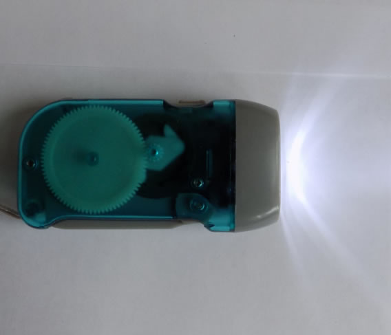 Маленький светодиодный динамо фонарь Hand-pressing Flash Light