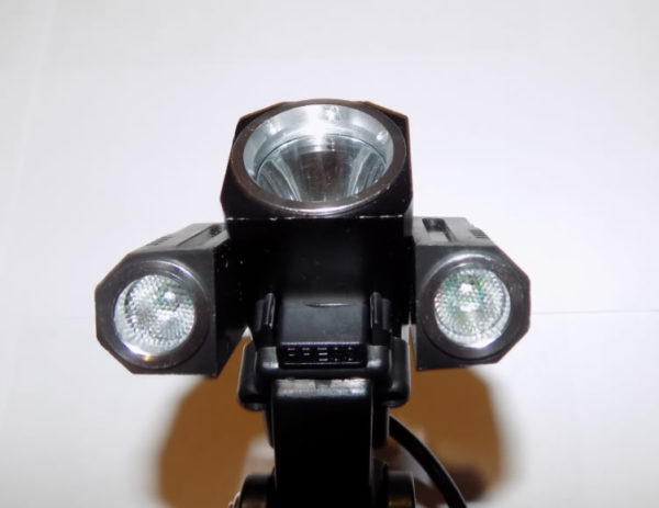 Налобный фонарь с поворотными фарами Поиск P-1825B-Т6 180000W