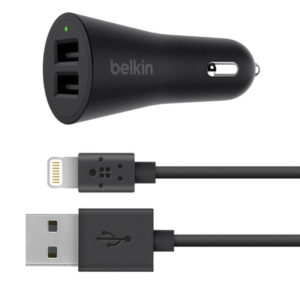 Автомобильный адаптер Belkin USB to Lightning для зарядки